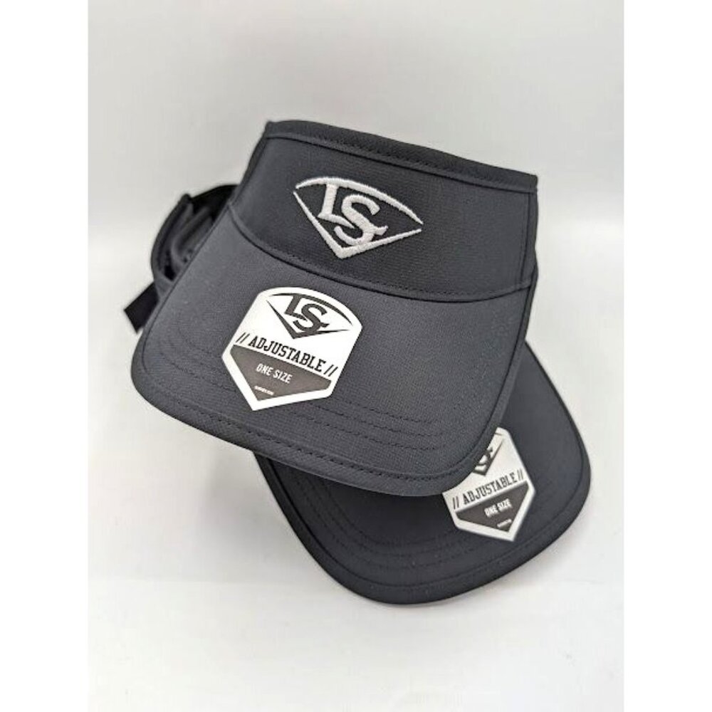 Louisville Slugger Visor Hat OS Baseball Softball‎ Black Summer Adjustable NEW